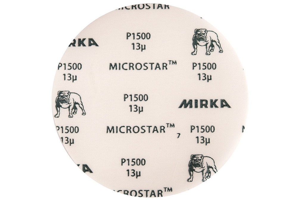 Mirka MICROSTAR 150mm Grip P2500, 50/Pack