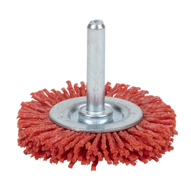 50mm Nylon Filament Circular Brush with 6mm Shaft