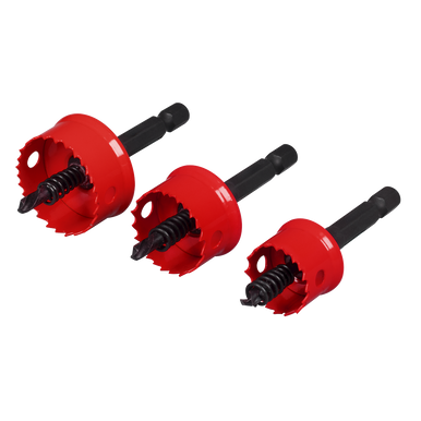 Thin Wall Hole Saw Set 3pc