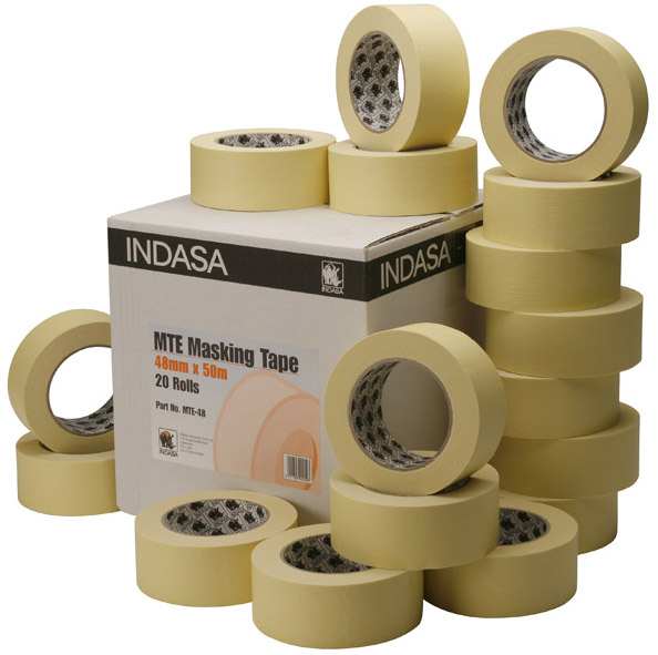 MTE MASKING TAPE 48mm x 50m, Pack of 20