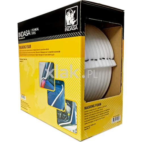 MASKING FOAM 13mm x 5m x 10 (50m roll), Pack of 1