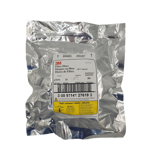 3M Cubitron II Fibre Disc 987C 125 mm x 22 mm 36 Slotted (Box of 25)