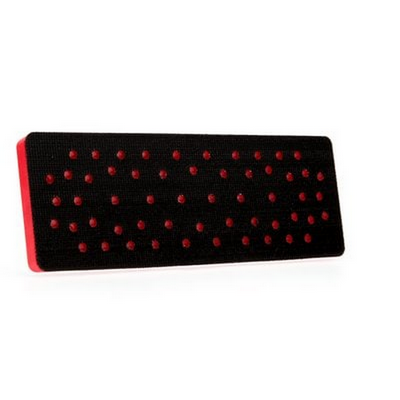 3M 70mm 70x198x12.7mm Hookit Clean Sanding Pad 33 Hole Red Foam (Each)