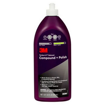 946ml 3M Gelcoat Compd Plus Polish (Each)