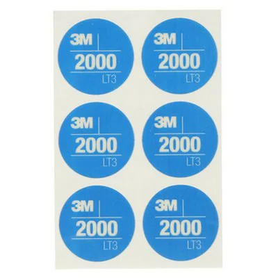 3M P2000 Paint Defect Removal Abrasive Circle Sheet (Pkt 10)