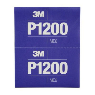 3M P1200 139 x 172mm Hookit Flexible Abrasive Sheet (Pkt 25)