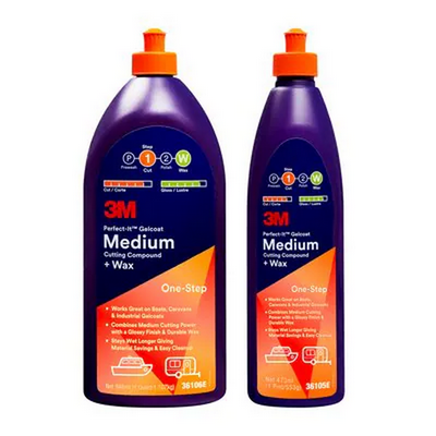 3M Perfect-It Gelcoat Medium Cutting Compound + Wax 946 ml 36106