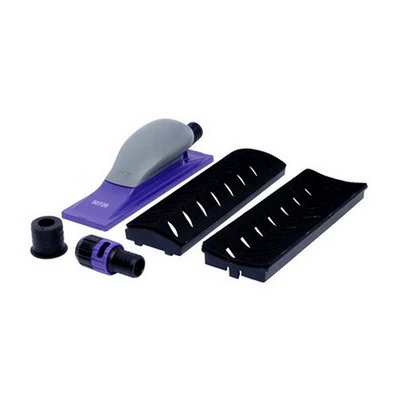3M 70mm x 198mm Hookit Purple Multihole Handblock Curved Adapter Set  (Each)