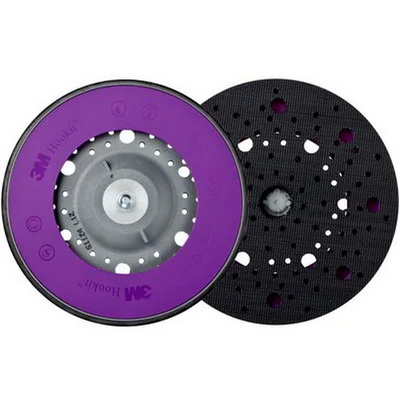 3M Hookit Back-Up Pad 150mm 5/16 Inch Thread Soft (Each)
