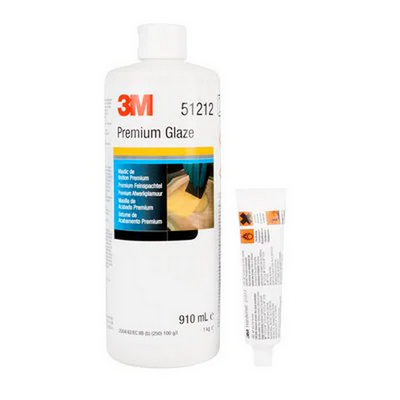 910ml 3M Premium Glaze Inc 40G plus  Hardener (Each)