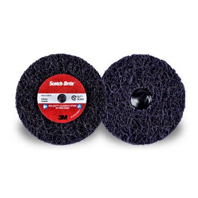 3M 100mm x 13mm Clean And Strip xt Purple Disc Inc Roloc Fastening (Each)