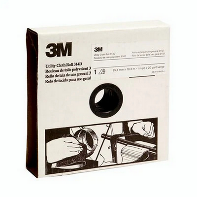3M 314D 25 mm x 25 m P60 Utility Cloth Roll (Each)