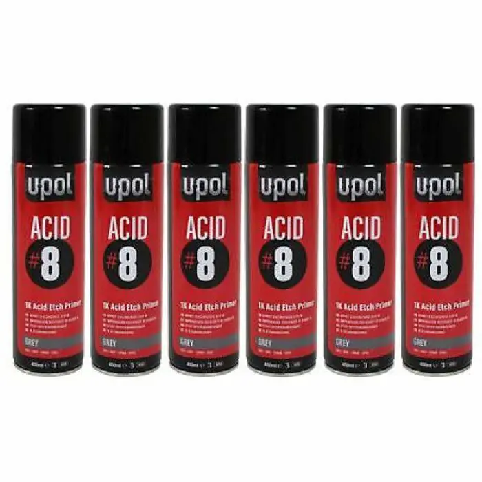 [BULKACID8/AL] 6 X UPOL ACID 8 AEROSOLS *BULK BUY*