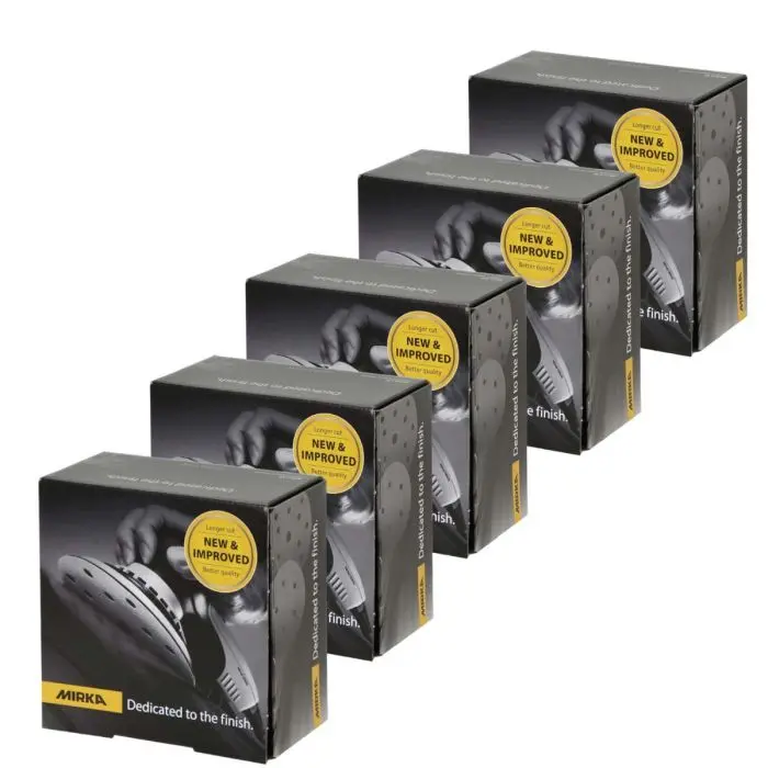 MIRKA BASECUT 15H 150MM HOOK AND LOOP DISCS - 5 BOX DEAL