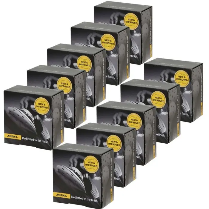 MIRKA BASECUT 15H 150MM HOOK AND LOOP DISCS - 10 BOX DEAL