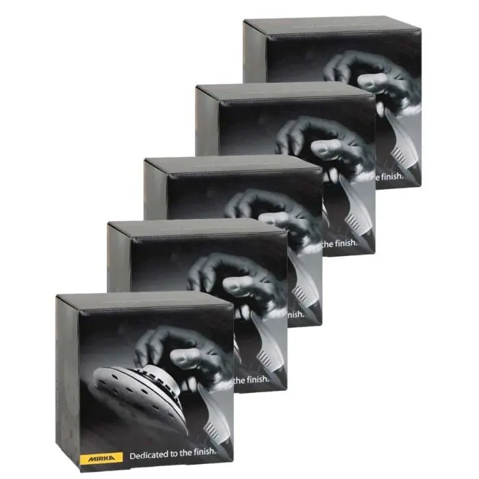 MIRKA GOLD 15H 150MM HOOK AND LOOP DISCS - 5 BOX DEAL