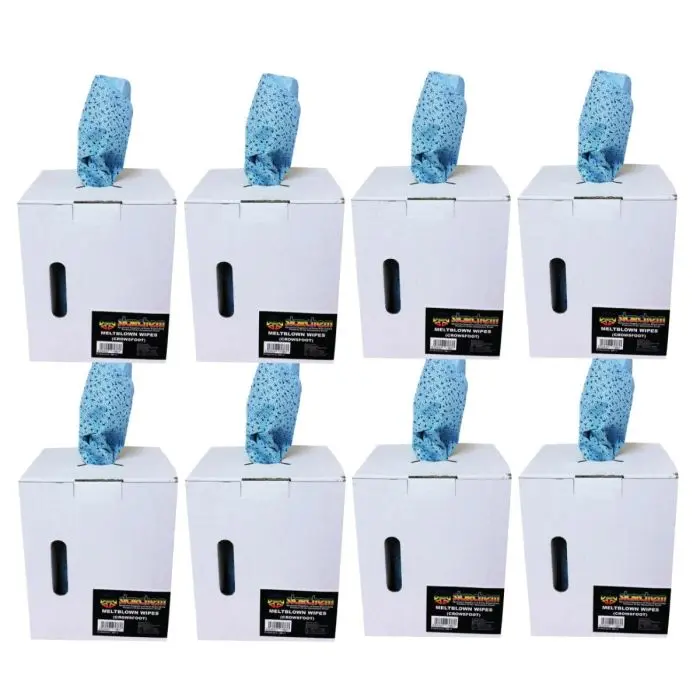 8 X STARCHEM SW11 BOX CROWS FEET SOLVENT WIPE CLOTH