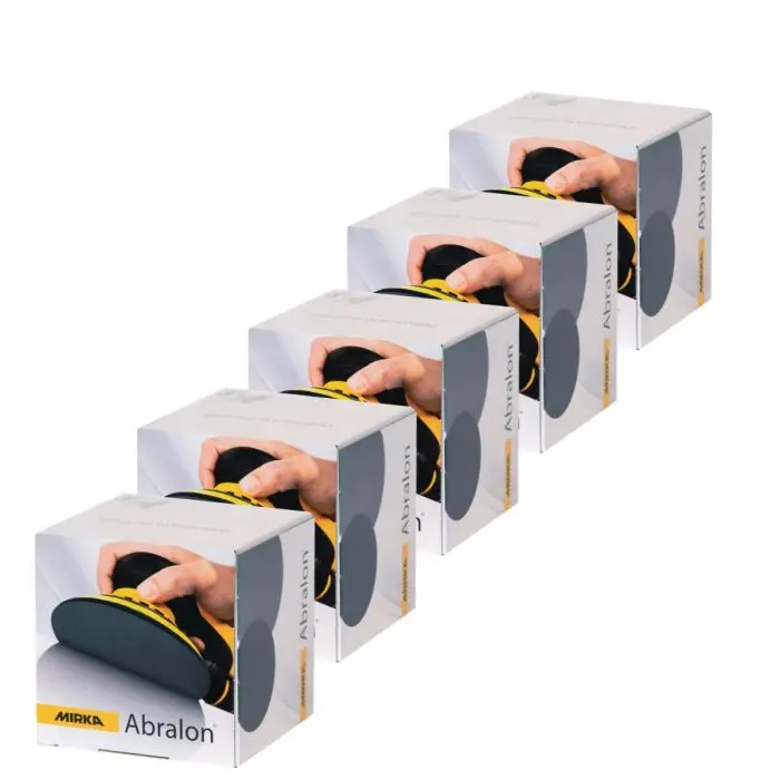 5 BOX DEAL - MIRKA ABRALON 150MM ABRASIVE DISCS PK20