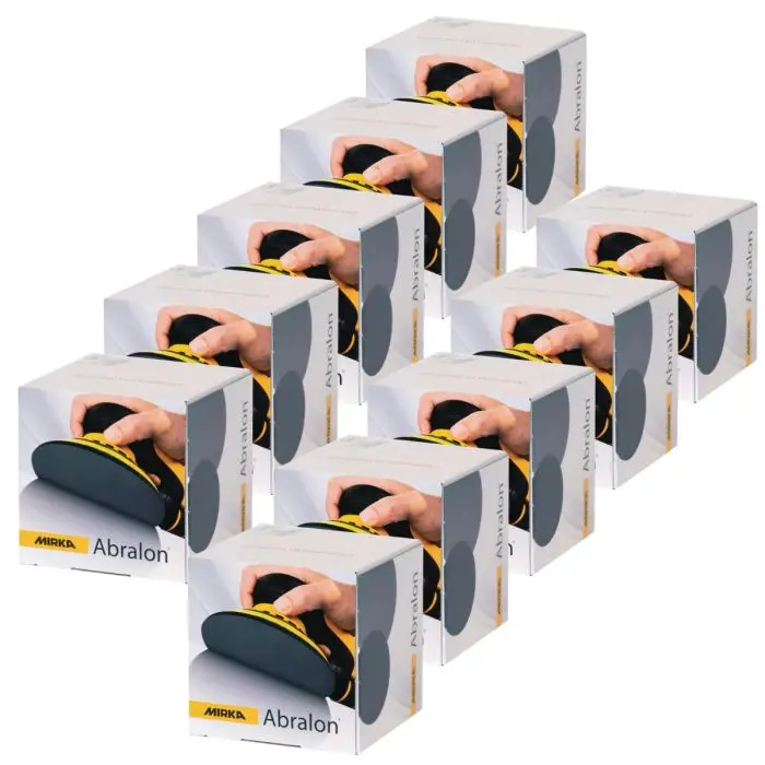 10 BOX DEAL - MIRKA ABRALON 150MM ABRASIVE DISCS PK20