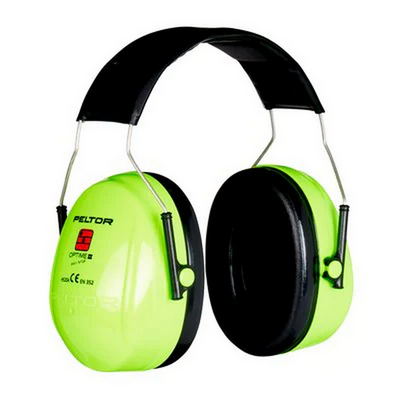 3M Peltor Optime II Ear Muffs Green  SNR = 31dB (Each)