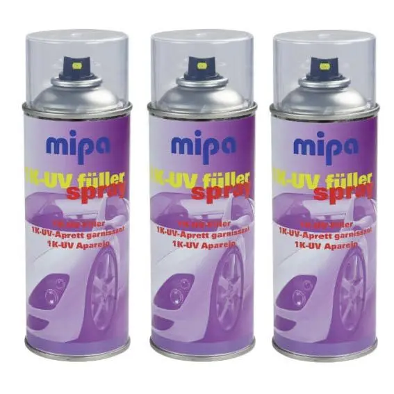 3 X MIPA 1K UV FILLER PRIMER SPRAY AEROSOL