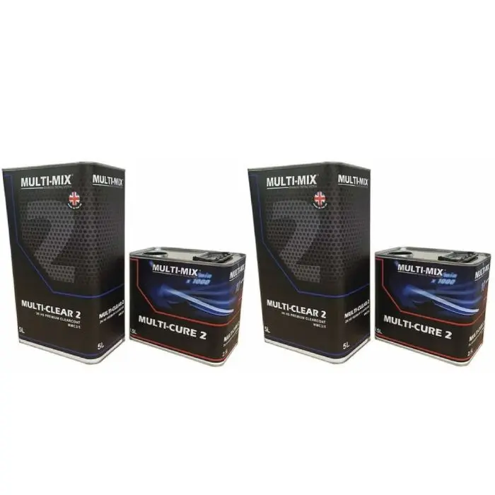 2 X MULTI-MIX MULTI CLEAR 2 HS 7.5LT KITS - AIR DRY PLUS (15L DEAL)