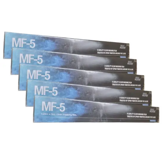 [FMT8805-BULK5] 5 x FAST MOVER TOOLS MASKING FILM SHEETING ROLL 5M X 120M - BULK DEAL