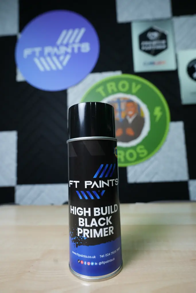 FT PAINTS LTD - HIGH BUILD ETCH PRIMER BLACK (400ML)