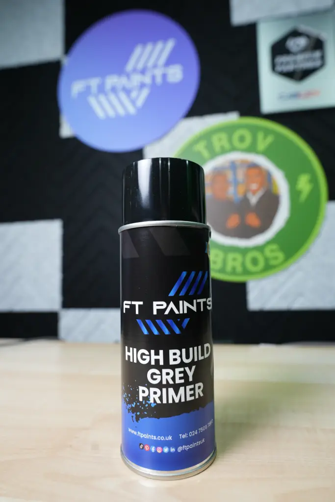 FT PAINTS LTD - HIGH BUILD ETCH PRIMER GREY (400ML)