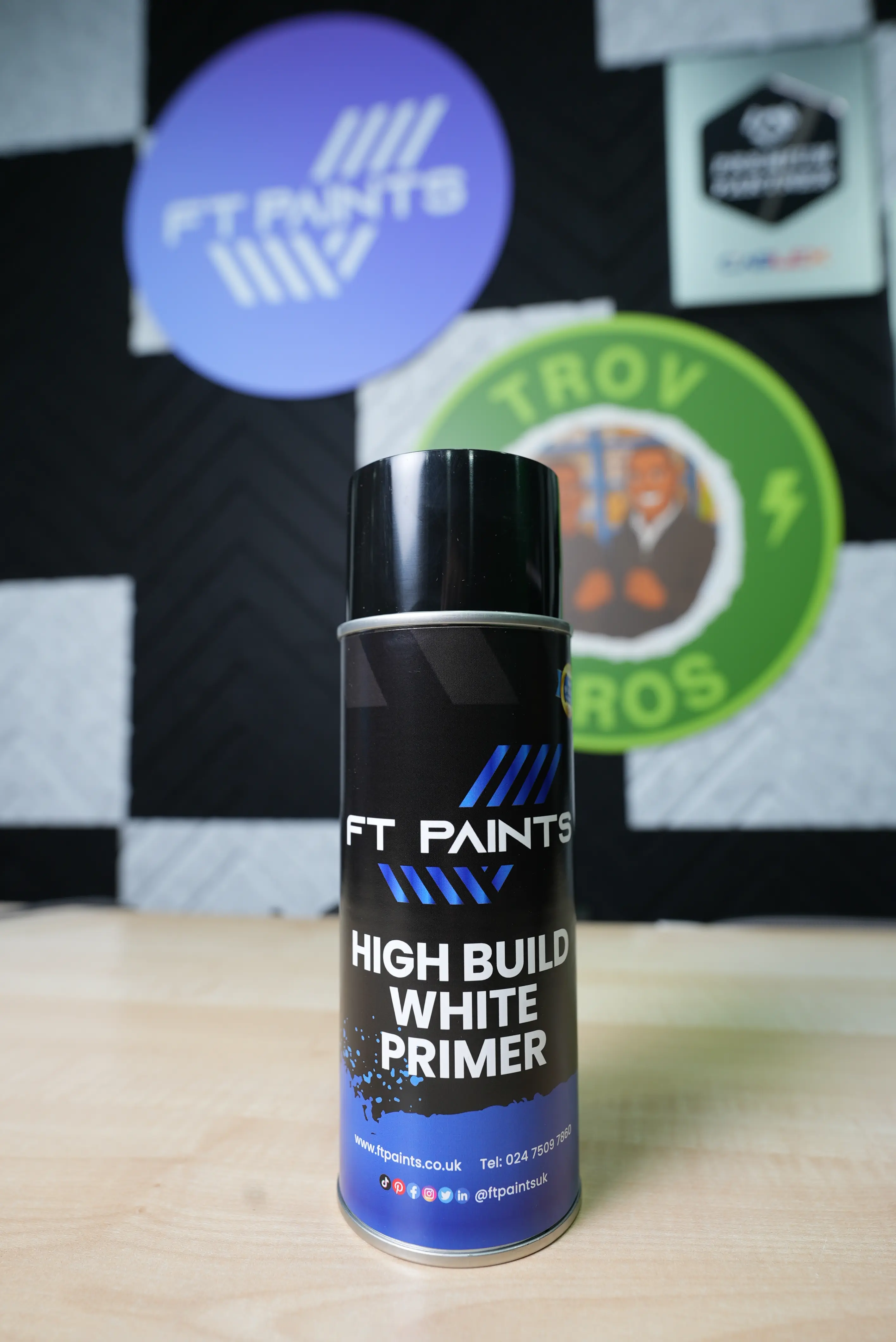 [FTPHBPW400] FT PAINTS LTD - HIGH BUILD ETCH PRIMER WHITE (400ML)