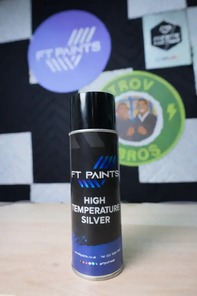 FT PAINTS LTD - SILVER HIGH TEMPERATURE AEROSOL (400ML)