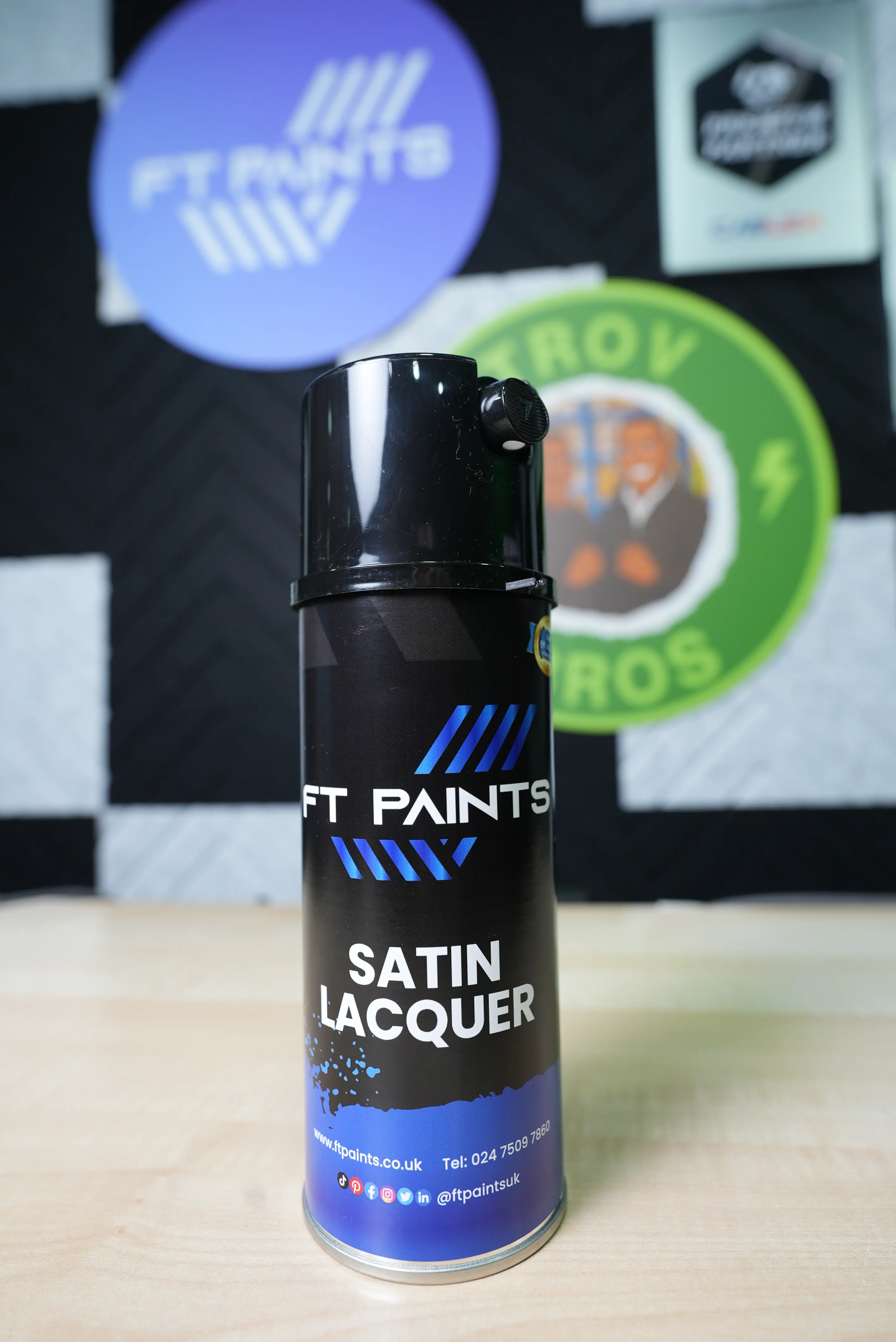 [FTPSL400] FT PAINTS LTD - CLEAR COAT SATIN AEROSOL (400ML)