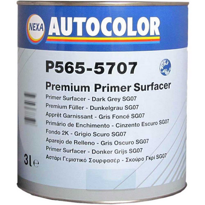 3ltr Nexa SG07 Drak Grey Premium Primer Surfacer (Each)