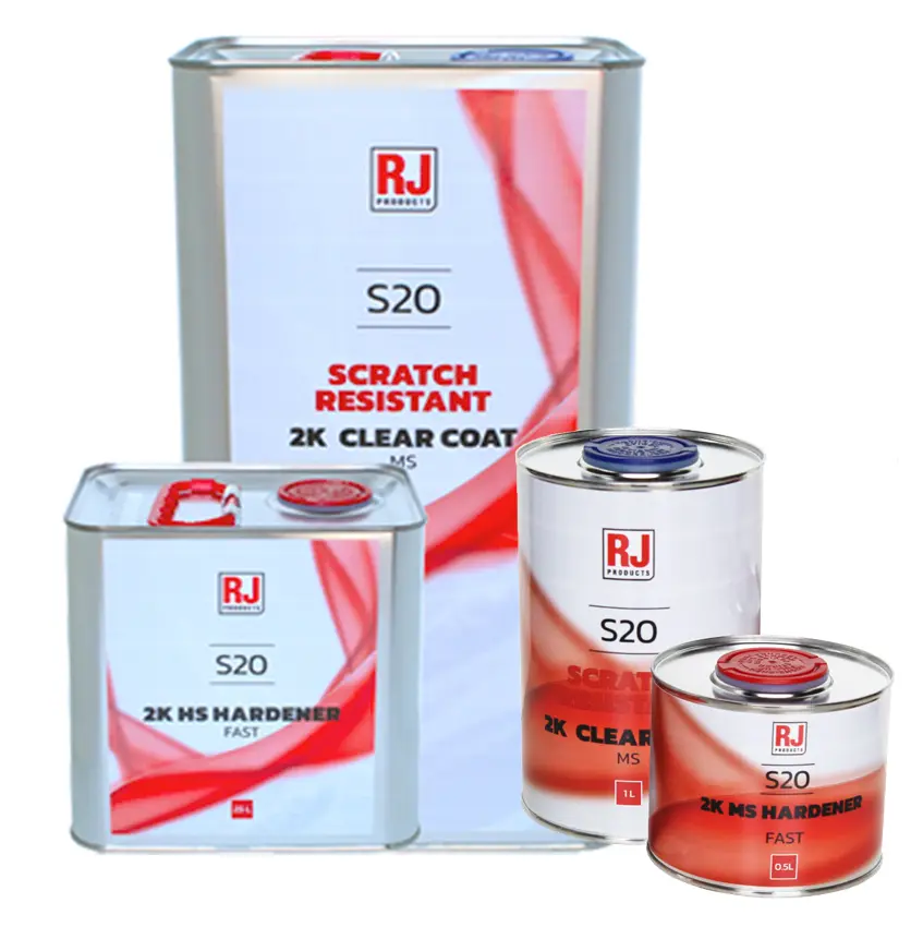 [RJS20/KIT] RJ S20 SCRATCH RESISTANT 2K MS CLEAR COAT 5L+HARD.2.5L KIT
