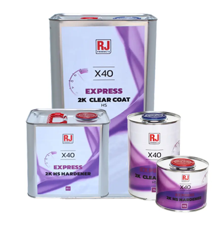 [RJX40/KIT] RJ X40 EXPRESS 2K HS CLEAR COAT 5L+HARDENER 2.5L KIT 