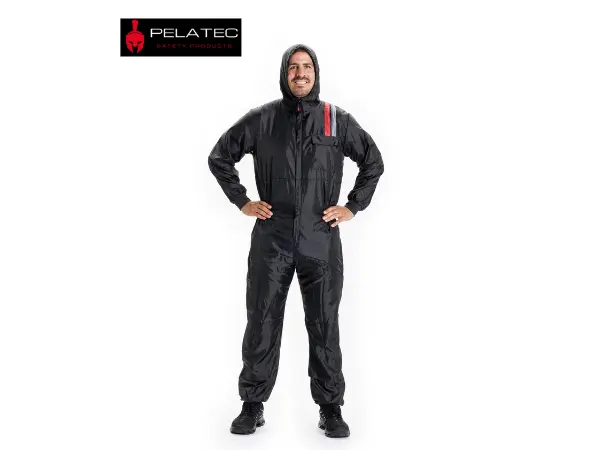 Pelatec Polytec Pro Reusable Teflon Coated Multipurpose Coverall Grey XX Large (Each)