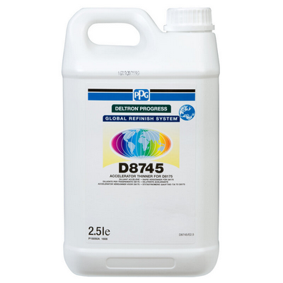 2.5ltr PPG D8745 Accelerator Thinner for D8175 (Each)