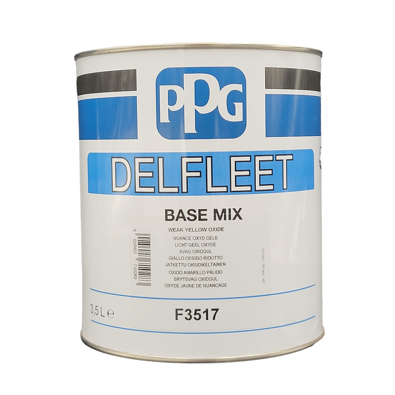 3.5ltr PPG Delfleet Weak Yellow Oxide Tinter (Each)