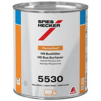 Spies Hecker 5530 Permafleet Hs Bus Surfacer (Light Grey) (Each)
