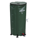 Dellonda Collapsible PVC Garden Water Butt with Zipped Lid & Drain Tap