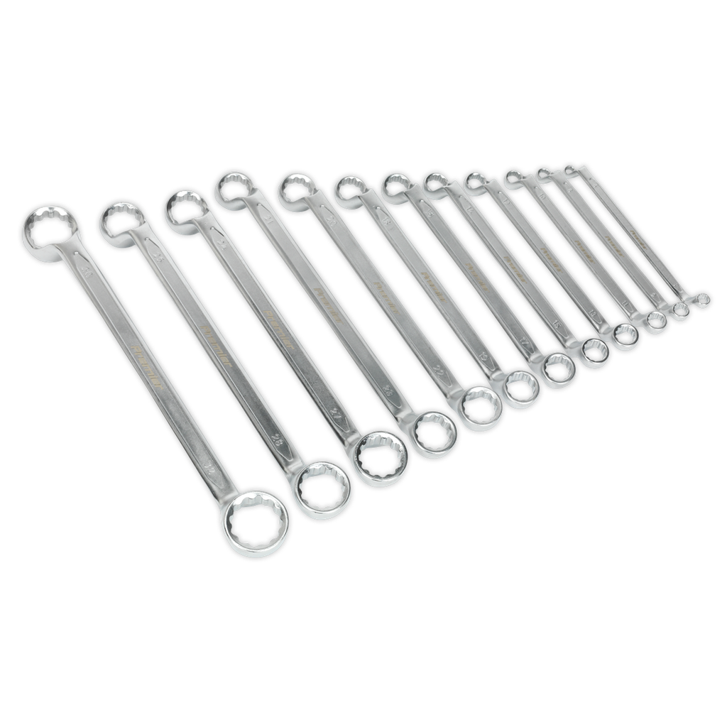 Premier Offset Double End Ring Spanner Set