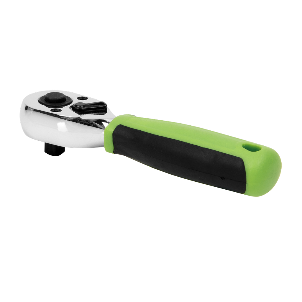 Siegen Stubby Ratchet Wrench with Flip Reverse