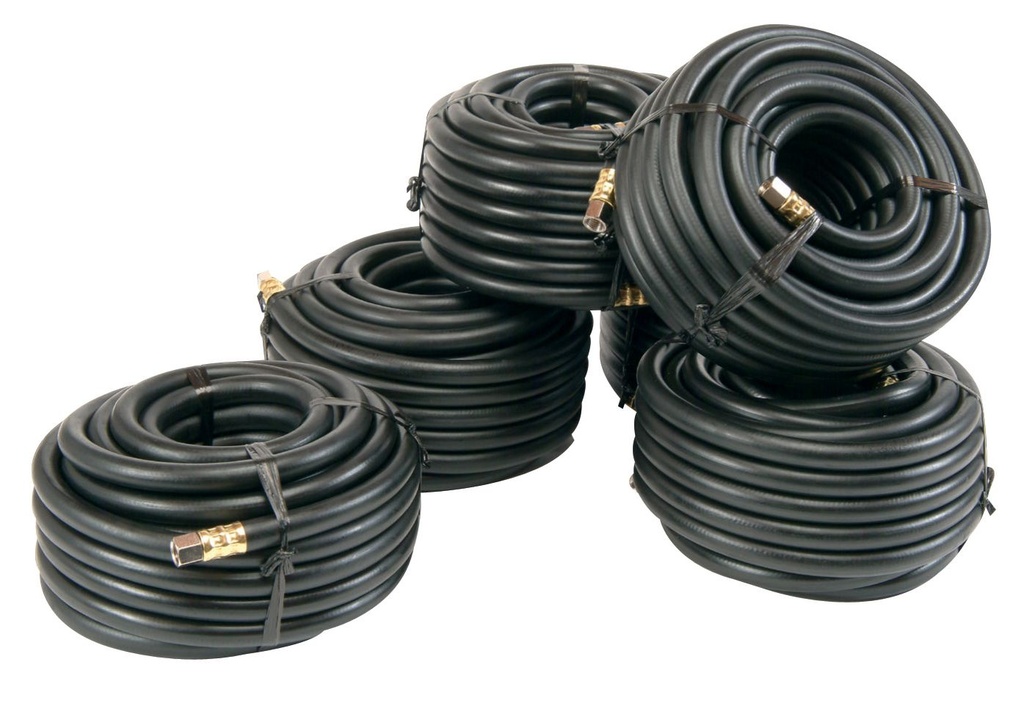 Fast Mover Airhose, 8mm x 10mtr, Rubber, 1/4BSP Swivel Thread