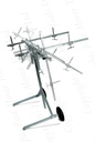 Fast Mover Sprayers classic mobile vehicle panel holding stand. Fully rotating & adjustable.