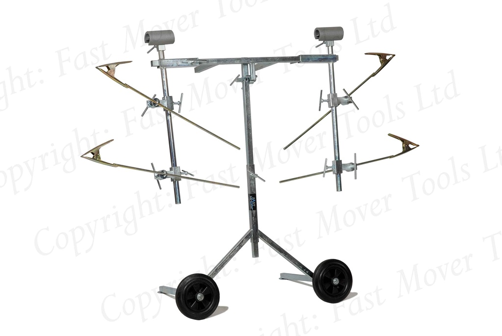 Fast Mover Sprayers mobile bumper spraying stand, fully adjustable & rotating