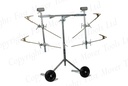 Fast Mover Sprayers mobile bumper spraying stand, fully adjustable & rotating
