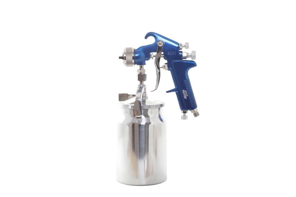 Fast Mover Suction feed spray gun with 1000ml pot. Conventional 