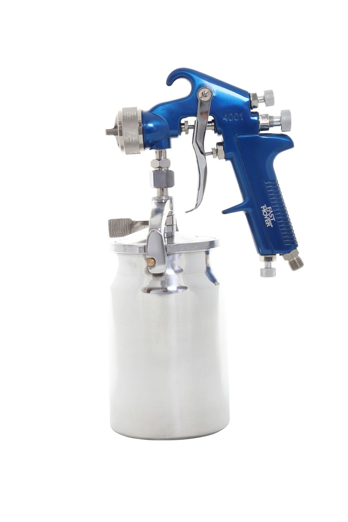 Fast Mover Suction feed spray gun with 1000ml pot. Conventional 1.6mm air cap