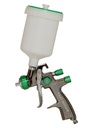 Fast Mover Gravity feed LVLP spray gun with 600ml pot with 1.3mm