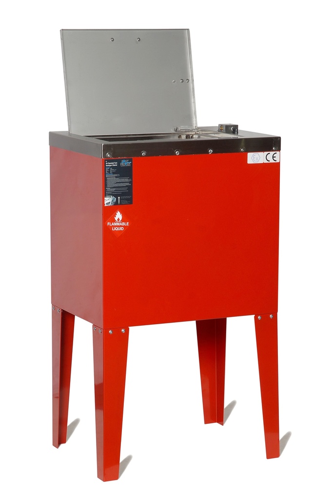 Fast Mover Semi- automatice spray gun cleaner for 2 spray guns. Fitted with long life diaphragm pump